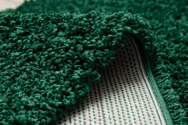 Covor, Traversa SOFFI shaggy 5cm verde - pentru bucătărie, hol și coridor