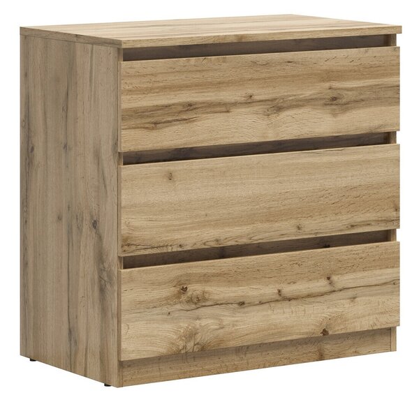 Comodă Livevaro 114, Stejar Wotan, PAL laminat, 76x75x45cm, 25.9 kg