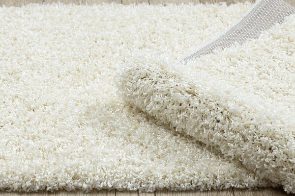 Covor, Traversa SOFFI shaggy 5cm cremă - pentru bucătărie, hol și coridor