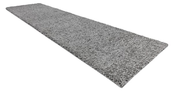 Covor, Traversa SOFFI shaggy 5cm gri - pentru bucătărie, hol și coridor