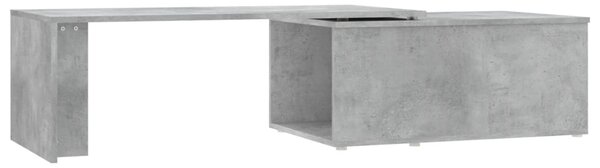 Măsuță de cafea, gri beton, 150 x 50 x 35 cm, PAL