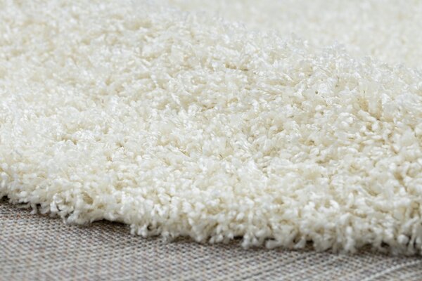 Covor SOFFI cerc shaggy 5cm cremă