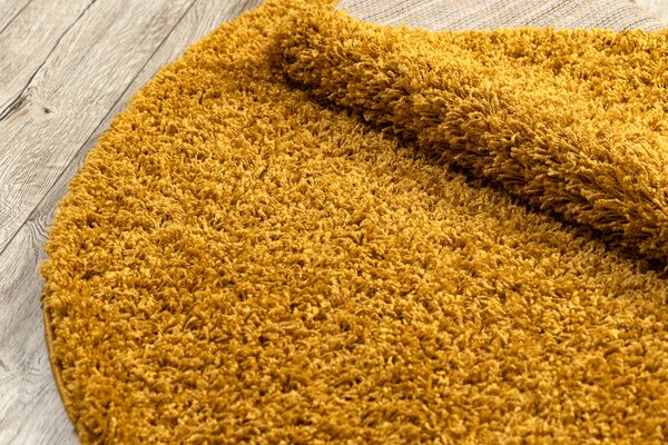 Covor SOFFI cerc shaggy 5cm aur