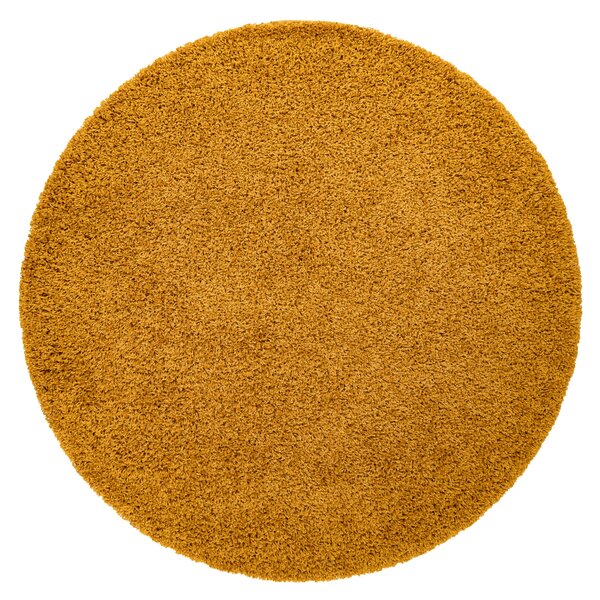 Covor SOFFI cerc shaggy 5cm aur