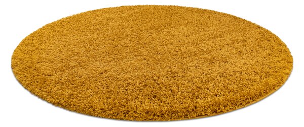 Covor SOFFI cerc shaggy 5cm aur