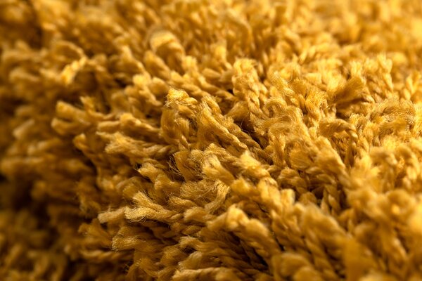 Covor SOFFI cerc shaggy 5cm aur