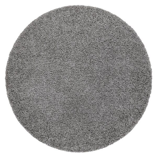Covor SOFFI cerc shaggy 5cm gri