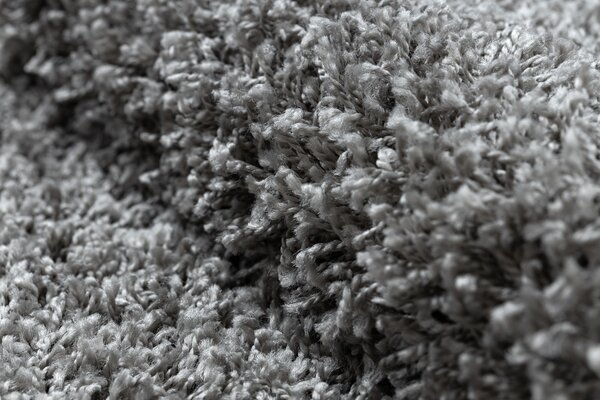 Covor SOFFI cerc shaggy 5cm gri