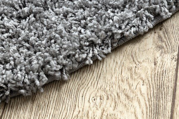 Covor SOFFI cerc shaggy 5cm gri