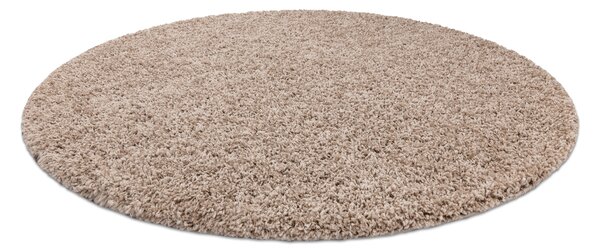 Covor SOFFI cerc shaggy 5cm bej