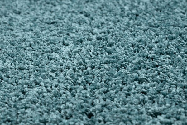 Covor SOFFI cerc shaggy 5cm albastru