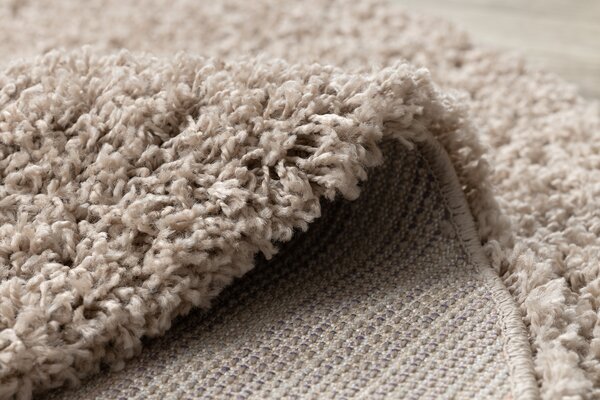 Covor SOFFI cerc shaggy 5cm bej