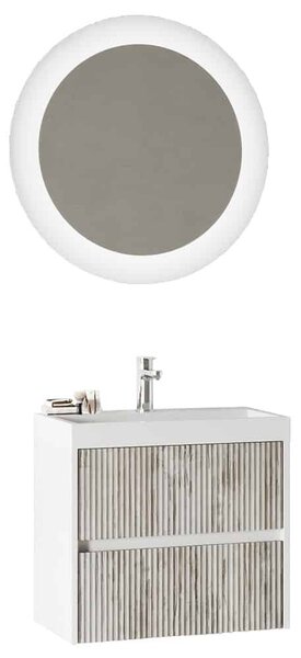 Set lemn masiv Mobilier Baie Suspendat Paige Model P2