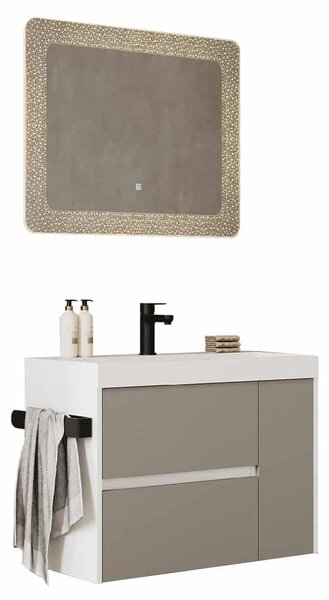 Set lemn masiv Mobilier Baie Suspendat Paige Model P3