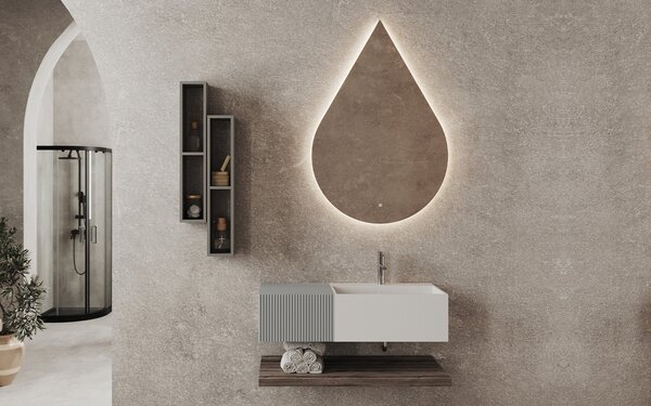 Set lemn masiv Mobilier Baie Suspendat Rimini Model R1