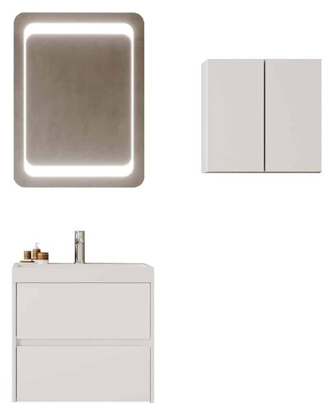 Set lemn masiv Mobilier Baie Suspendat Paige Model P1