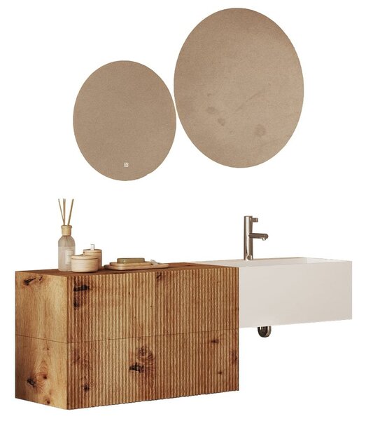 Set lemn masiv Mobilier Baie Suspendat Rimini Model R2