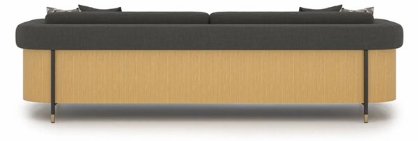 Canapea lemn masiv Marquesa 3 Locuri, 260 × 100 × 75 cm