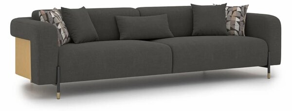 Canapea lemn masiv Marquesa 3 Locuri, 260 × 100 × 75 cm