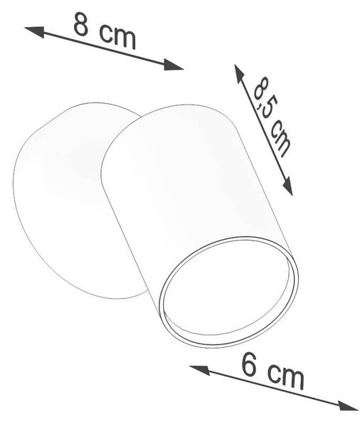 Sollux Lighting Lemmi lampă de perete 1x40 W alb SL.1123