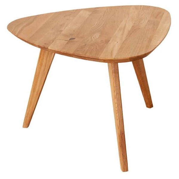 Masă stejar masiv Cafea Oscar 67x68cm