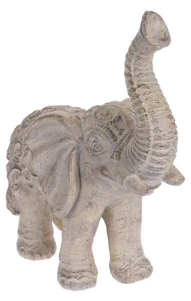 Statueta elefant crem antichizat 43x22x51 cm