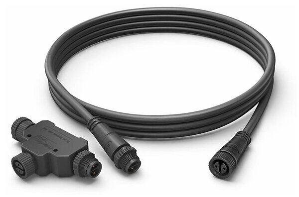 Cablu 2,5 m + spliter de priză T Philips 17489/30/PN