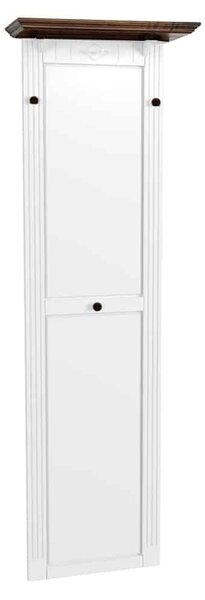Cuier lemn masiv alb Sonya -Maro, 53 × 26 × 183 cm