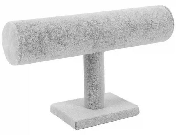 Suport bijuterii/ceasuri, 23 x 14,5 cm, gri