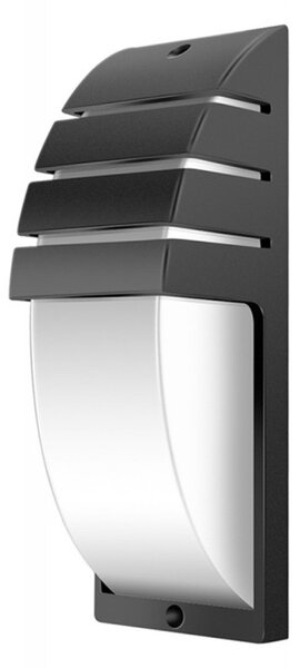 Lampa LED exterior, IP54, E27, 40W, 230V, 35,2 x 12,8 x 11,3cm, negru