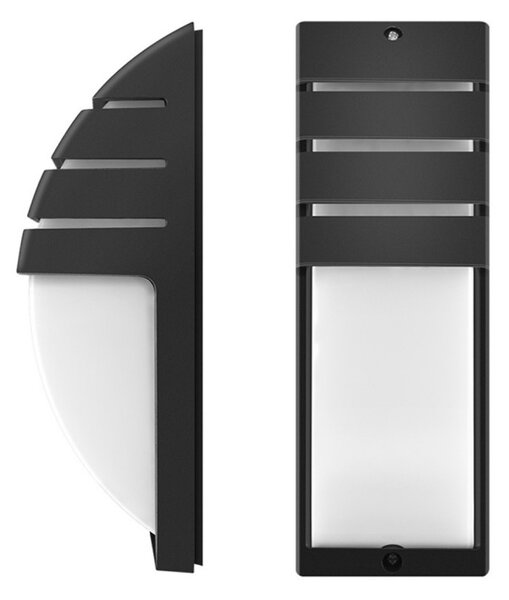 Lampa LED exterior, IP54, E27, 40W, 230V, 35,2 x 12,8 x 11,3cm, negru