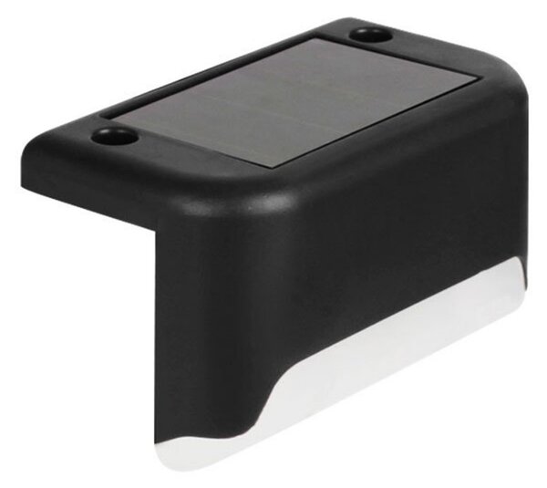 Set 4 lampi solare LED exterior, IP65, 100lm, 200mAh, 5V, 7,8 x 4,5 x 4,2cm, negru