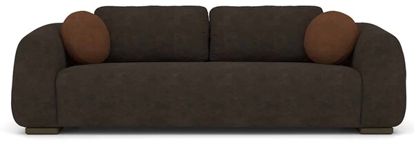 Canapea lemn masiv Maura, 260 × 73 × 105 cm