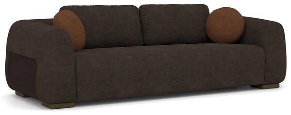 Canapea lemn masiv Maura, 260 × 73 × 105 cm