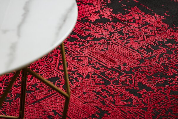 Covor VINCI 1524 modern Ornament vintage - structural roșu