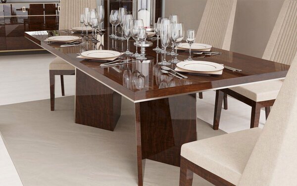 Scaun lemn masiv nuc Devon Lucios - Catifea Crem L 52 x A 58 x H 106 5 cm