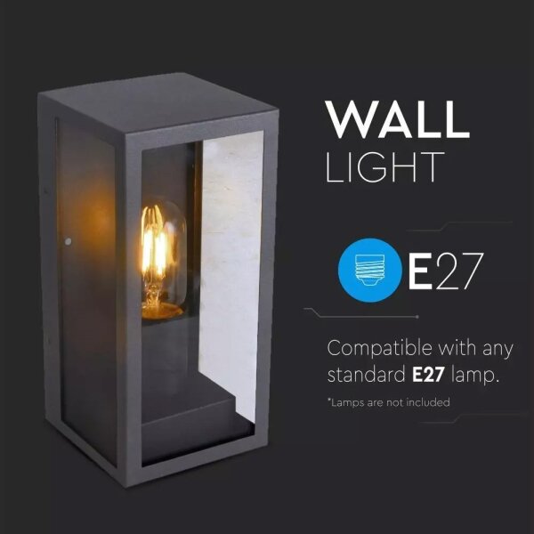 Aplică perete exterior 1xE27/60W/230V IP44