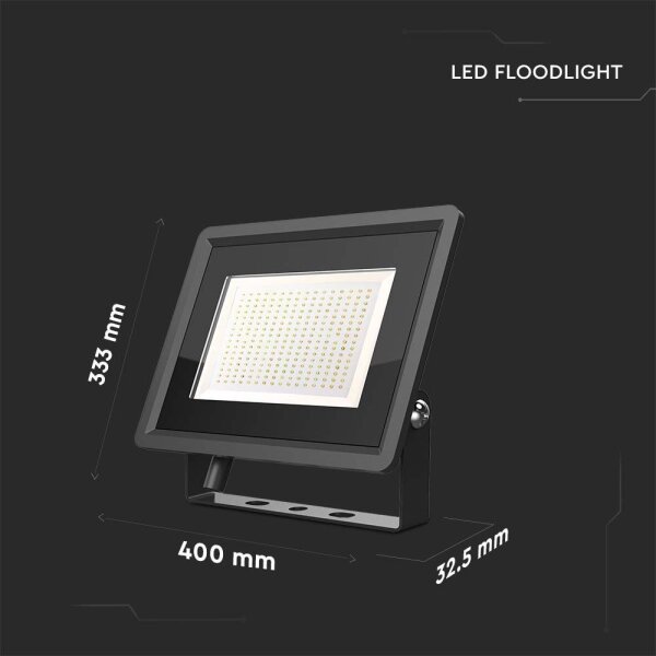 Proiector LED de exterior LED/200W/230V 6500K IP65 negru