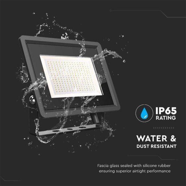 Proiector LED de exterior LED/200W/230V 6500K IP65 negru