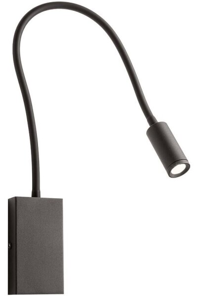 Veioză LED flexibilă Redo 01-2755 WALLIE LED/3W/230V USB CRI 90 negru