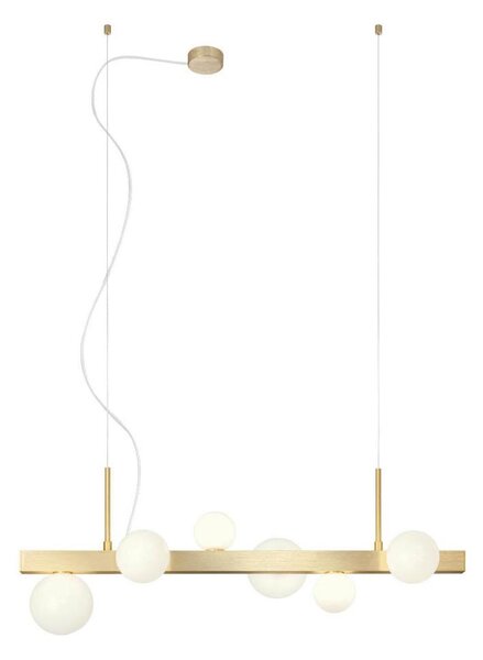 Lustră pe cablu GOJI Redo 01-2374 6xG9/28W/230V auriu