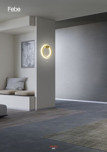 Aplică LED dimabilă Redo 01-2817 FEBE LED/24W/230V auriu