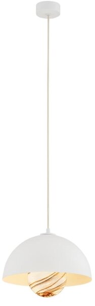 Lustră pe cablu Argon 8443 PIAVA 1xE14/7W/230V alb
