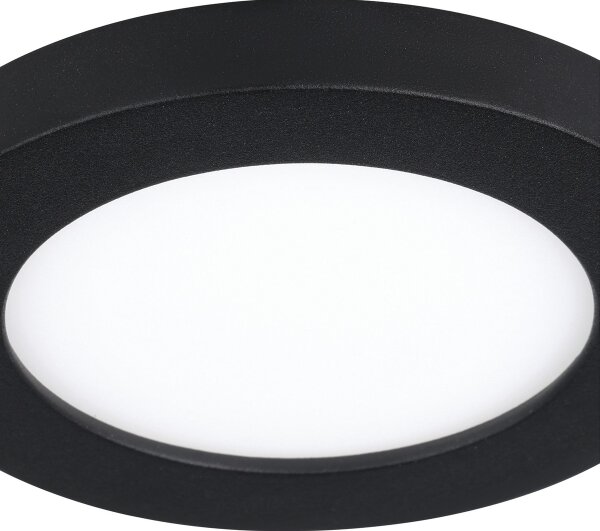 Eglo 900934 - Plafonieră LED încastrabilă FUEVA FLEX, 5,5 W, 230 V, 4000 K, negru
