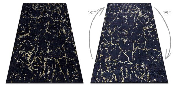 MIRO 52003.803 covor lavabil Marmură anti-alunecare - negru