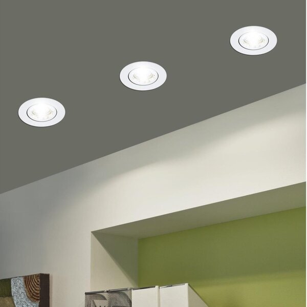 SET 3x corp de iluminat LED dimabil Eglo 33391 SALICETO 3xLED/6W/230V alb