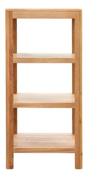 Etajeră stejar masiv cu 3 rafturi Dotti, 40 × 83 × 40 cm