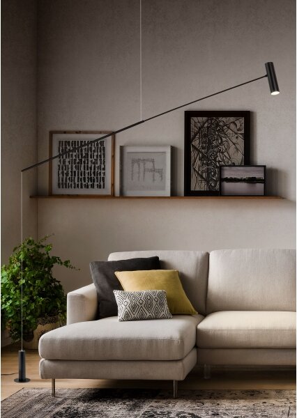 Lampadar LED dimabil Redo 01-2695 PICAS LED/12W/230V negru