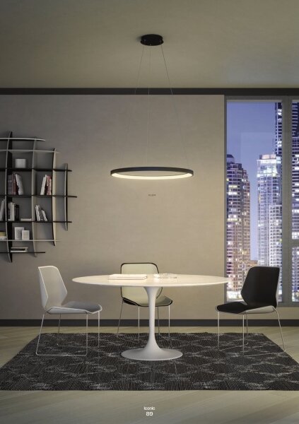 Lustră LED dimabilă pe cablu Redo 01-2676 ICONIC LED/60W/230V d. 78 cm auriu