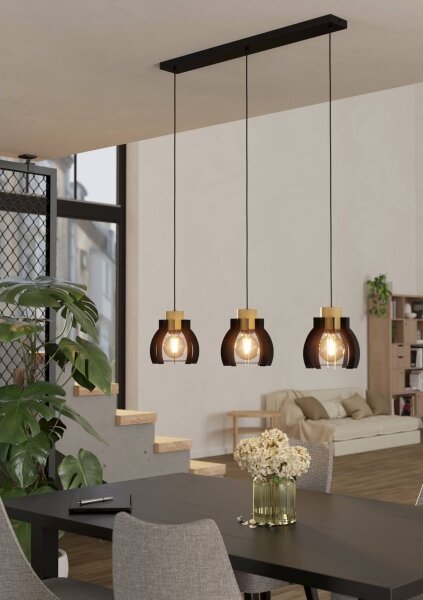 Lustră pe cablu Eglo 43925 STILLINGTON 3xE27/40W/230V